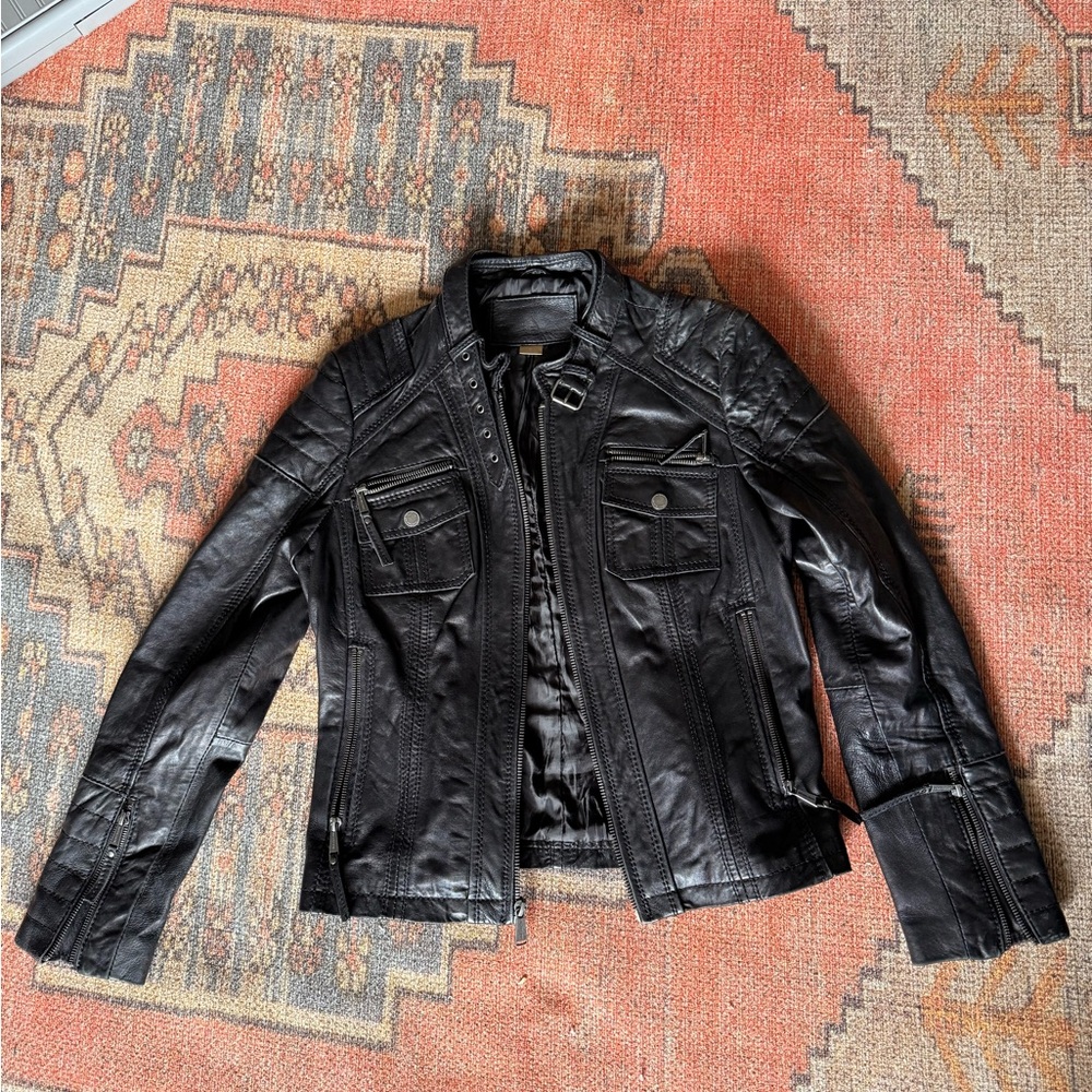 Women’s Michael Kors Black Leather Jacket